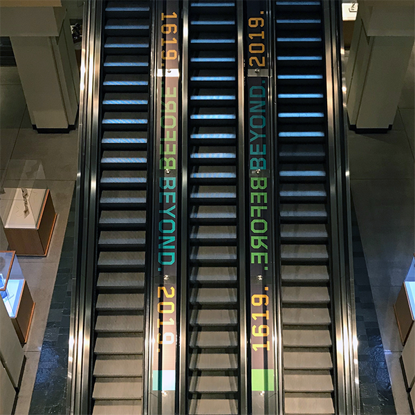 NAIS People of Color Conference 2019 Escalator Ribbon Decals