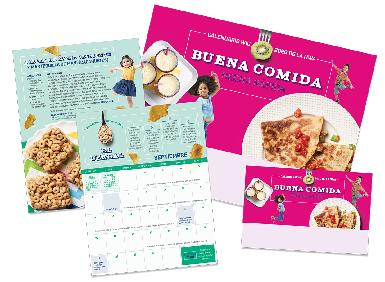 2020 WIC Calendar Spanish Versions