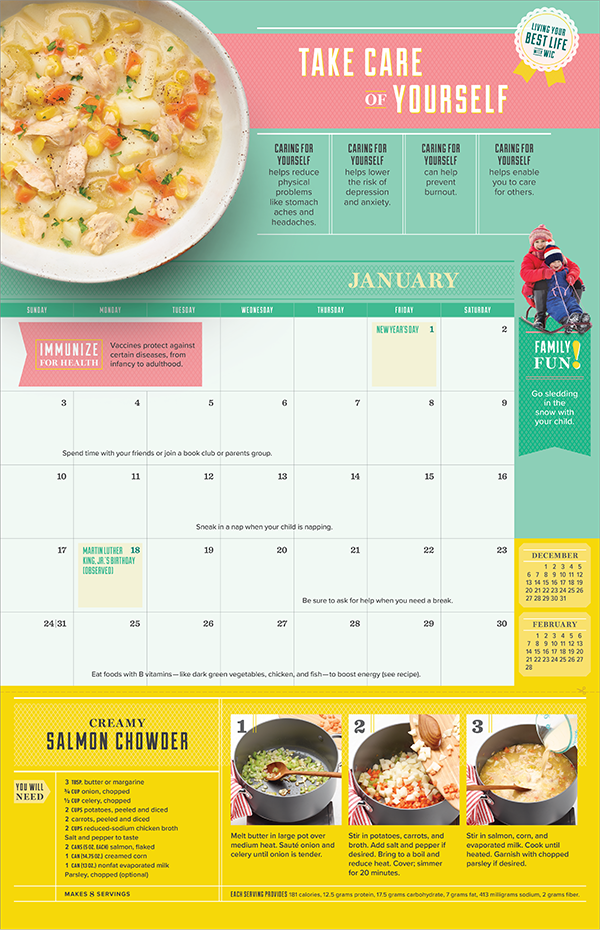 2021 WIC Calendar January